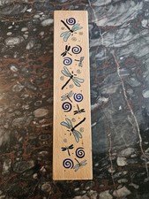 Docrafts Whispers Dragonfly Swirl Boarder Rubber Stamp Wooden Handle