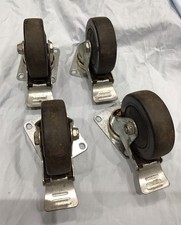 4 Wheels 4 x 1 1/4” For Cart Or Trolley Etc Heavy Duty