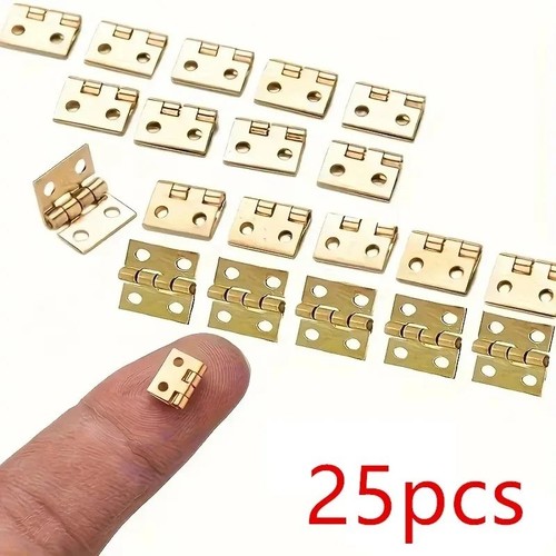 25x mini small metal hinges - mini,