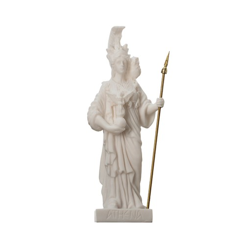 Athena with owl - athena, goddess
