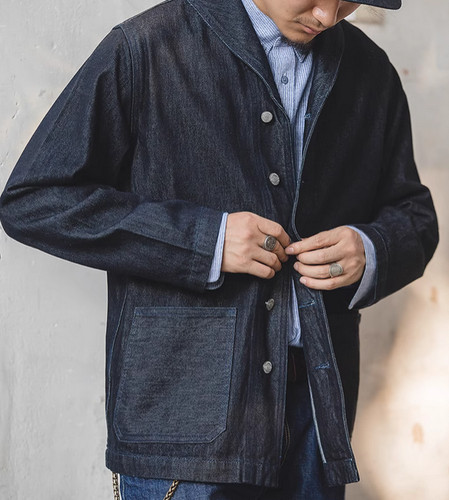 Retro men shawl collar deck - men,