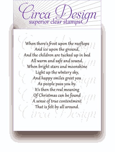 Clear unmounted christmas - clear,