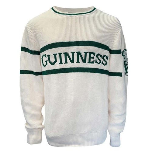 Guinness crew neck harp sleeve - guinness,