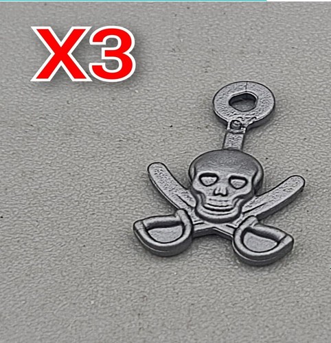 Playmobil silver ornaments - x3,