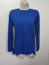 Jigsaw royal blue 100% pure cashmere jumper sweater XS 6 knitwear - has flaws