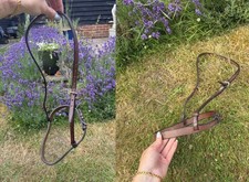 Pony havanna brown hunter cavesson show noseband