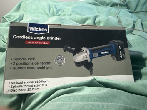 Angle grinder and - grinder, battery