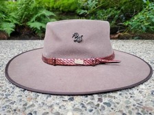 AKUBRA Snowy River Millennium Collection Hat Australia Sydney 2000 Olympics ~ 56