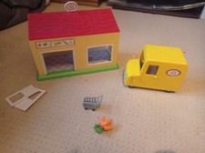 Peppa Pig Toys Playset Supermarket Shopping Trolley and van