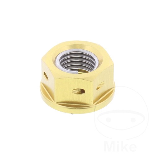 Sprocket nut m10x1 25mm - nut, alu