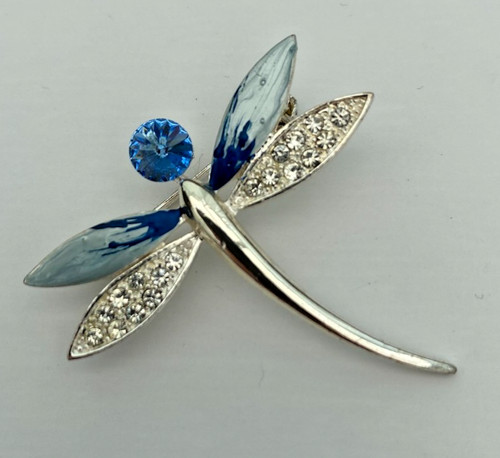 Vintage silvertone dragonfly - silvertone,