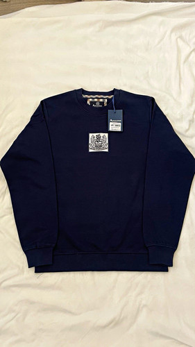 Aquascutum navy crew neck - navy,
