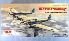 ICM 1/48 - He 111 Z-1 "Zwilling" WWII Glider Tug Aircraft Model Kit
