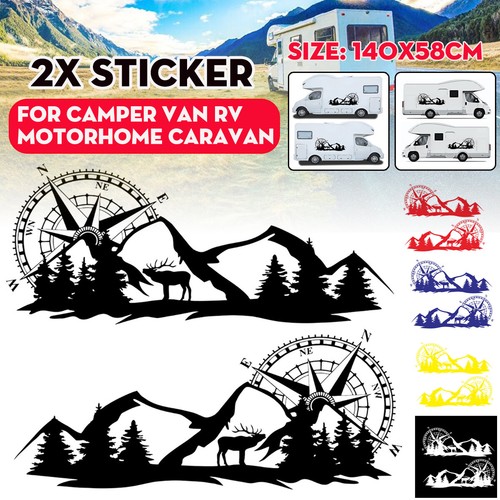 2pcs car truck sticker - car, rv