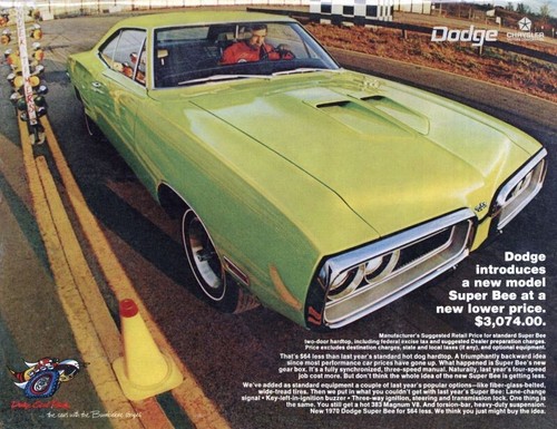 1970 dodge super - 1970, bee