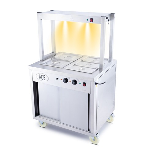 Mobile wet bain marie top - marie,