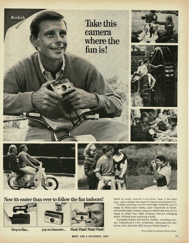 1966 kodak instamatic - kodak,