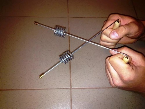 Lot dowsing divining rods - 2,