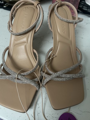Primark nude diamanté strappy - primark,