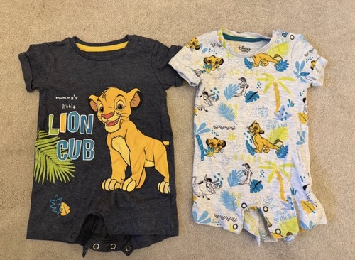Disney lion king rompers 6m - disney, 3-6m