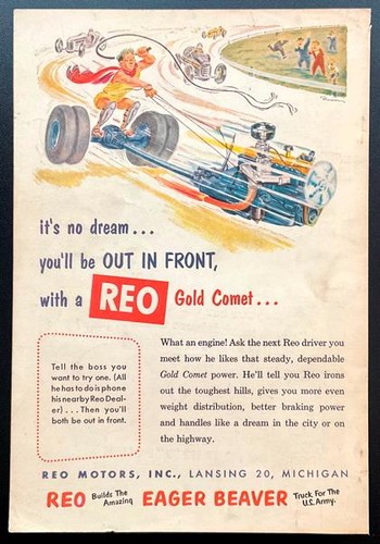 1952 reo truck s no - reo, ad