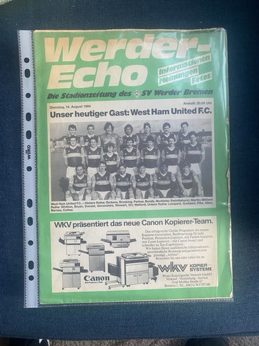 Werder bremen west ham - vs,