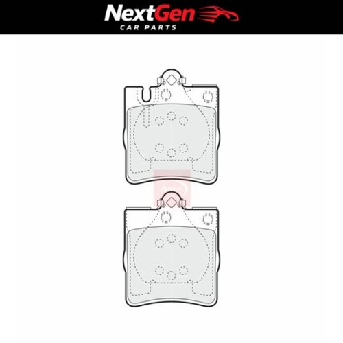 Rear brake pads - apec, for