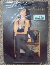 Wolford Velvet de luxe stockings - Nearly Black, Medium