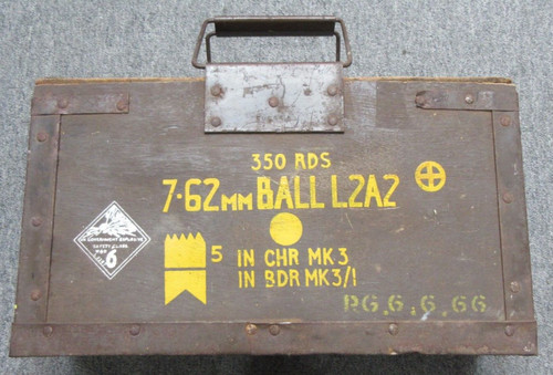 Vintage ammo crate 1960 - vintage,
