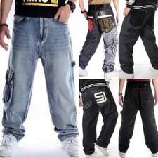 Mens Jeans Pants Denim Hip Hop