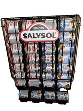 Salysol Tubz Vending Stand ONLY Sweets NOT included.
