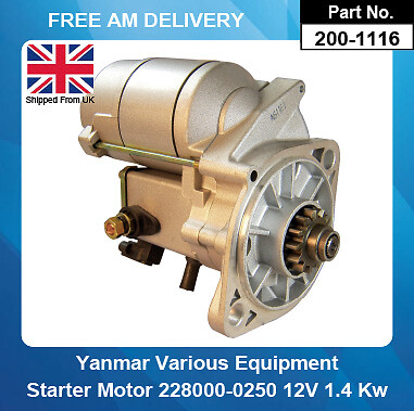 Starter motor for yanmar - starter,