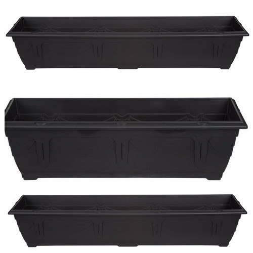 Black window box rectangular - box,