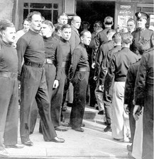 Sir Oswald Mosley among his