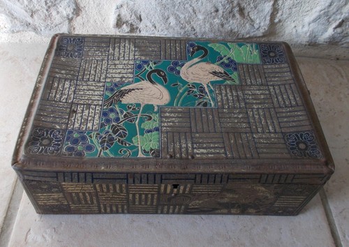 Vintage tin box sweet sugar - tin,
