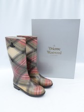 Vivienne Westwood Wellies Wellington Boots Exhibition Tartan Autumn UK 4 EU 37