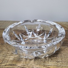 Vintage Lead Crystal Ashtray