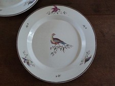 Two Antique Plates with Bird