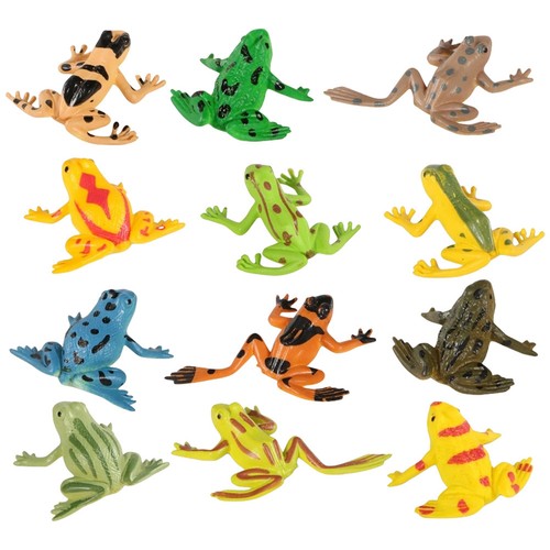 12pcs reusable frogs figurines - 12pcs,