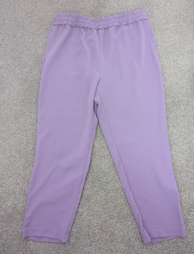 Zara purple crepe dress pants - crepe,