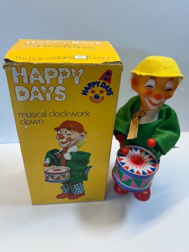 Vintage musical clown drummer - clown,