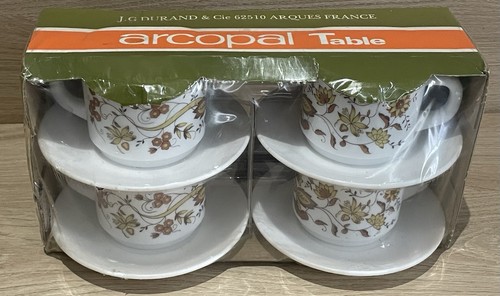 Vintage arcopal table cups - arcopal, 4