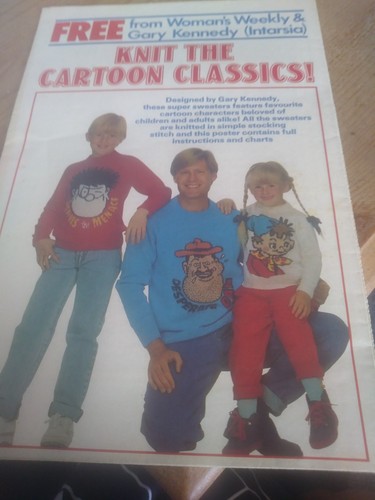 Knit the cartoon - knit,