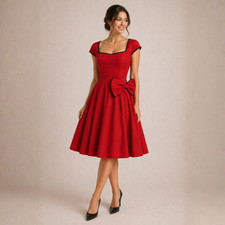 Vintage 1950s swing dress - 1950s,