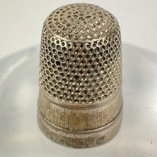 Antique Solid Silver Thimble