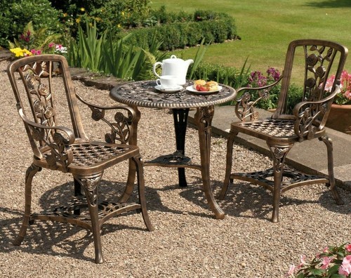3pc garden bistro set chairs - 3pc,
