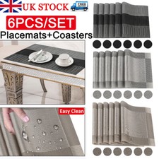 6/8 SET Of PVC Place Mats &