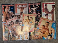 11 Issues Health & Strength Magazine Bodybuilding 1983 Vintage Muscle Mags