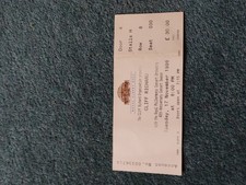 CLIFF RICHARD 40TH ANNIVERSARY TICKET 1998  EX ALBERT HALL