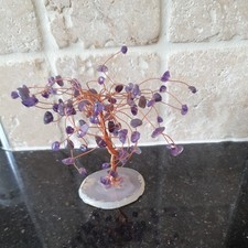 Crystal Tree Of Life With Amethyst Crystals 